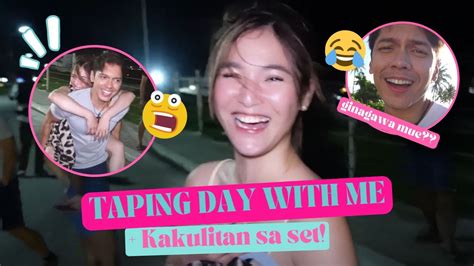 barbie imperial and carlo aquino|TAPING DAY + KULITAN SA SET with CARLO AQUINO .